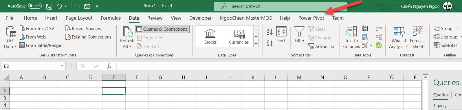 Cách bật tính năng Power Pivot trong Excel - Start the Power Pivot add ...