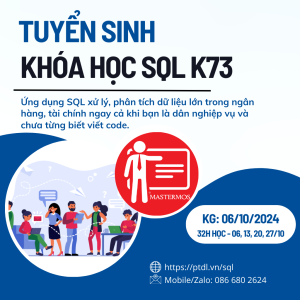 Xử lý, phân tích dữ liệu với SQL cùng MasterMOS